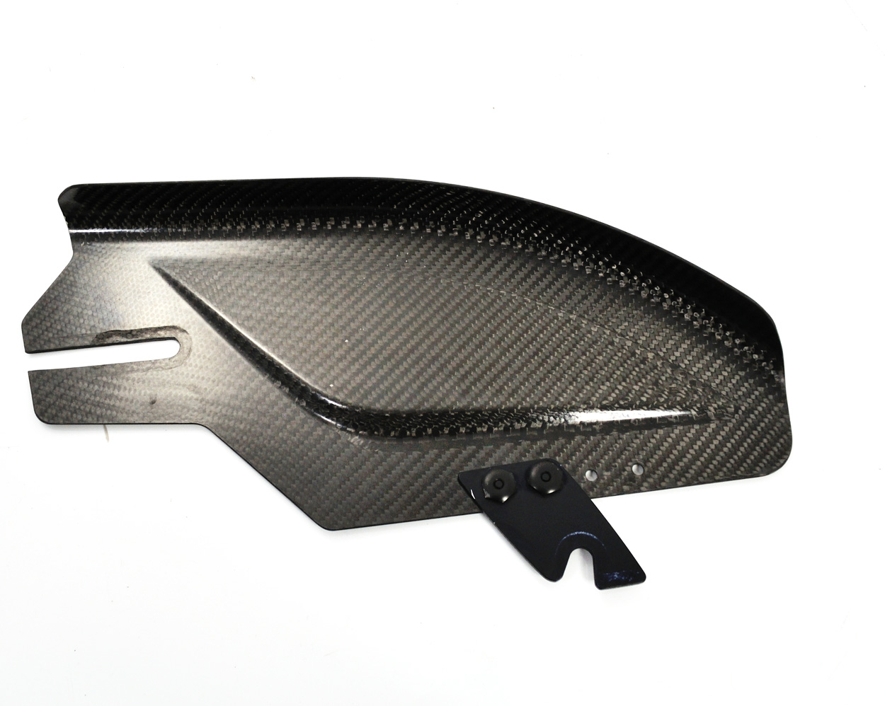 Osłona boczna z włókna węglowego z dużym błotnikiem