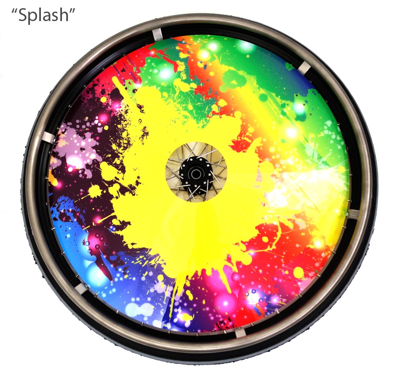 Osłony szprych z motywem